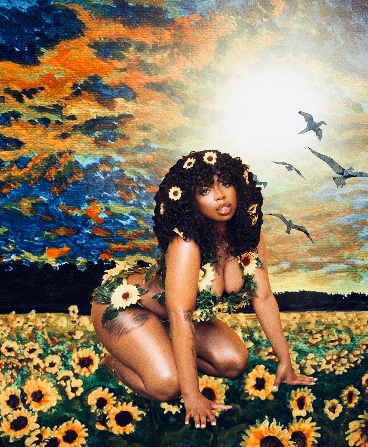 Sunflower Goddess Set