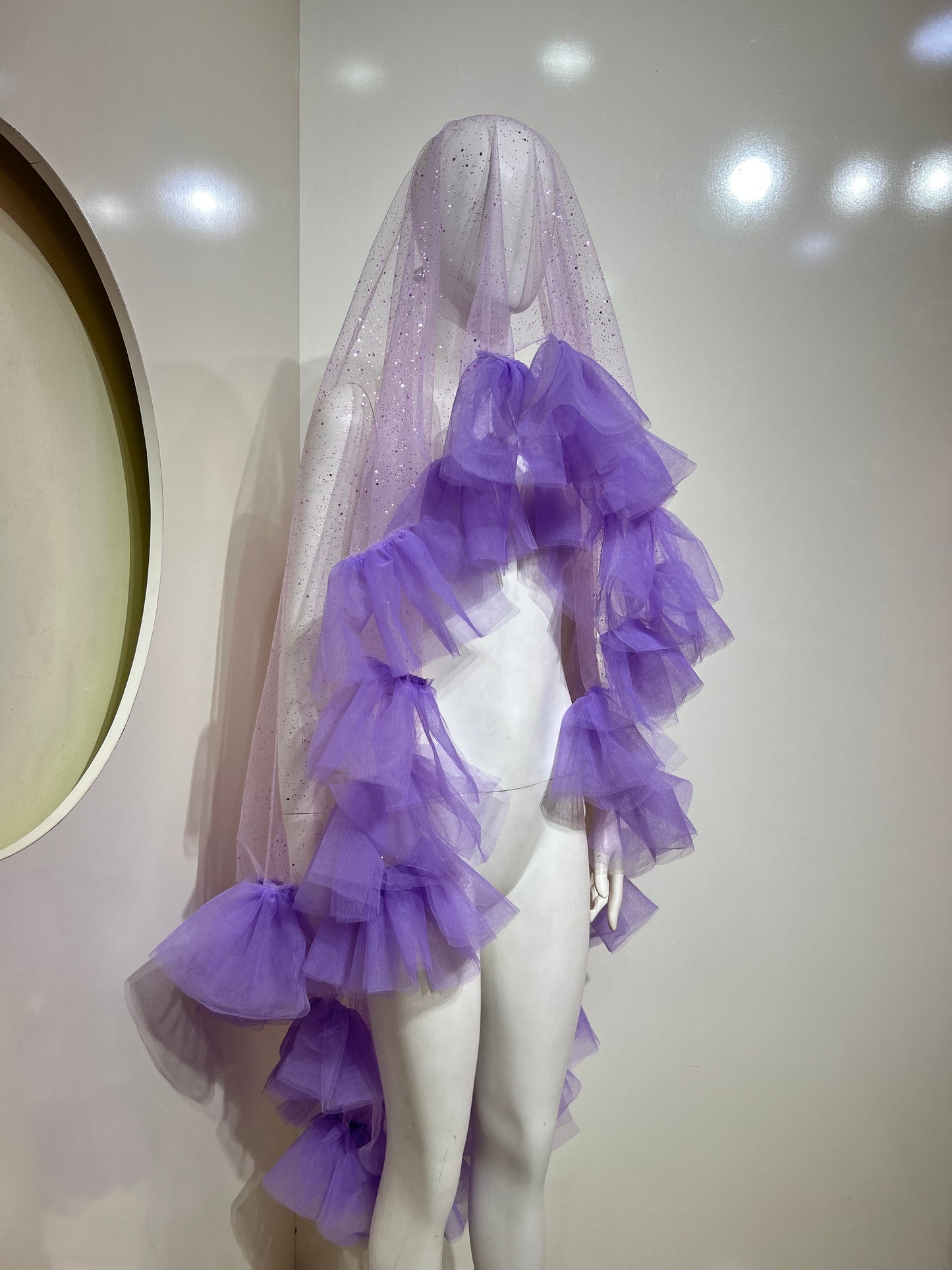 Amethyst Whimsy Veil