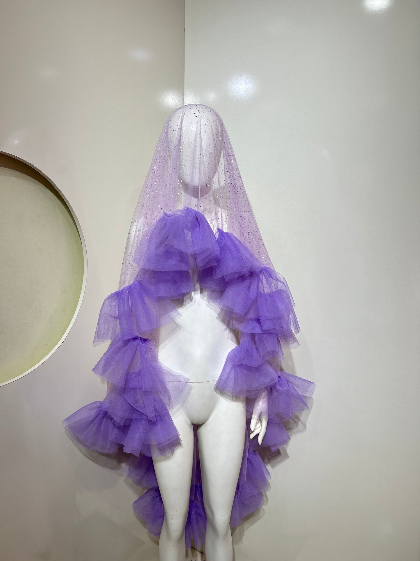 Amethyst Whimsy Veil
