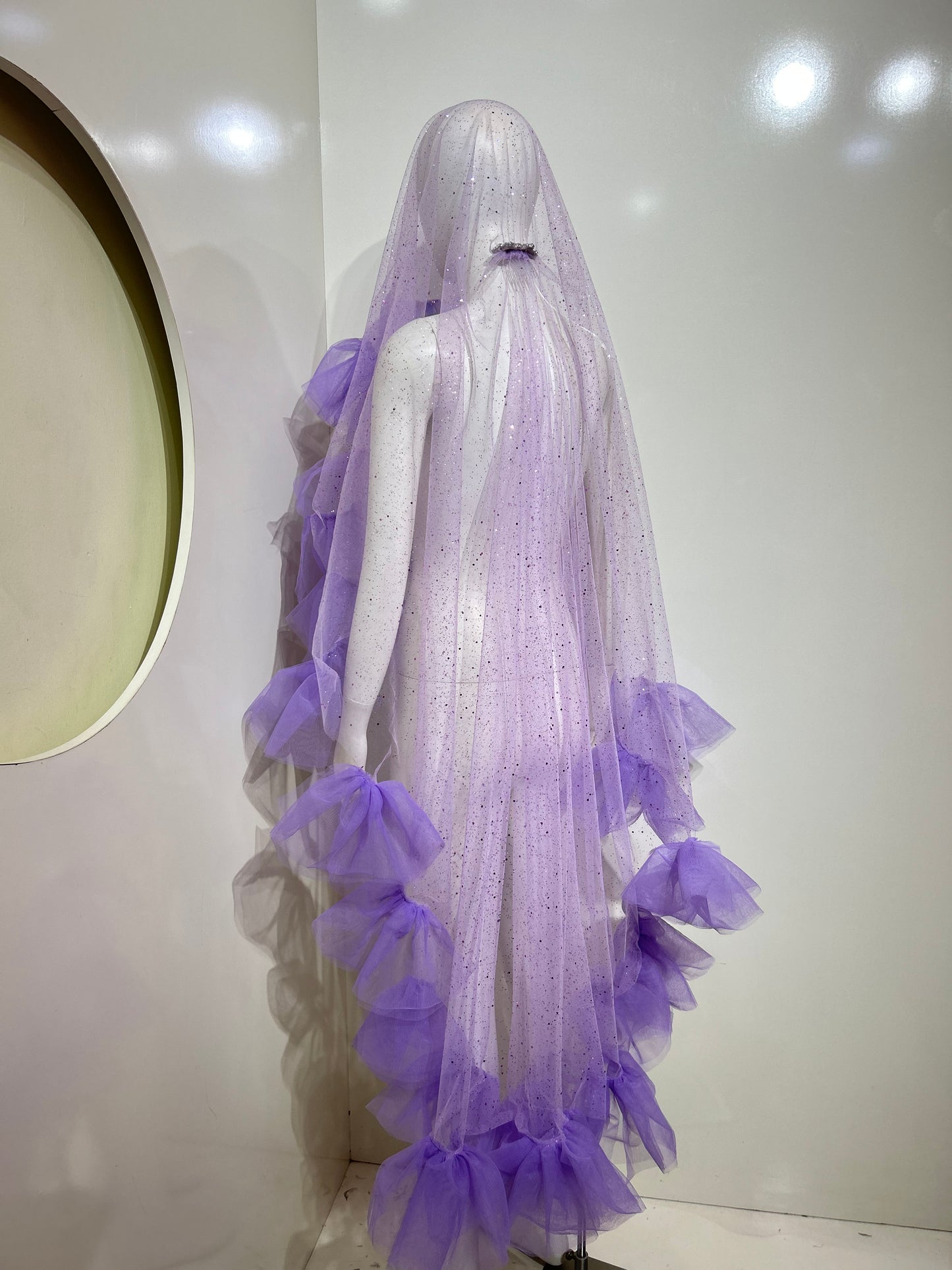 Amethyst Whimsy Veil