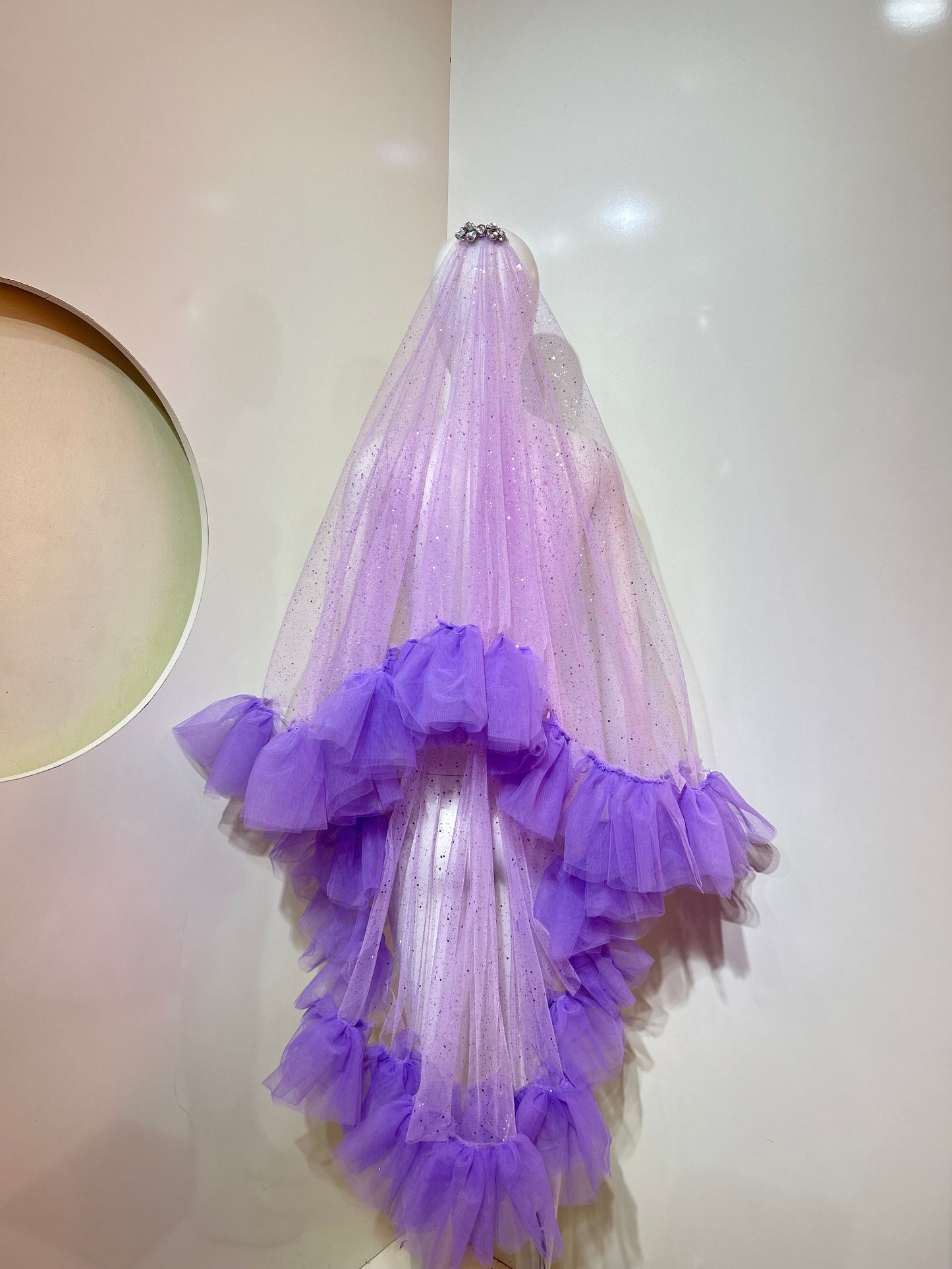 Amethyst Whimsy Veil