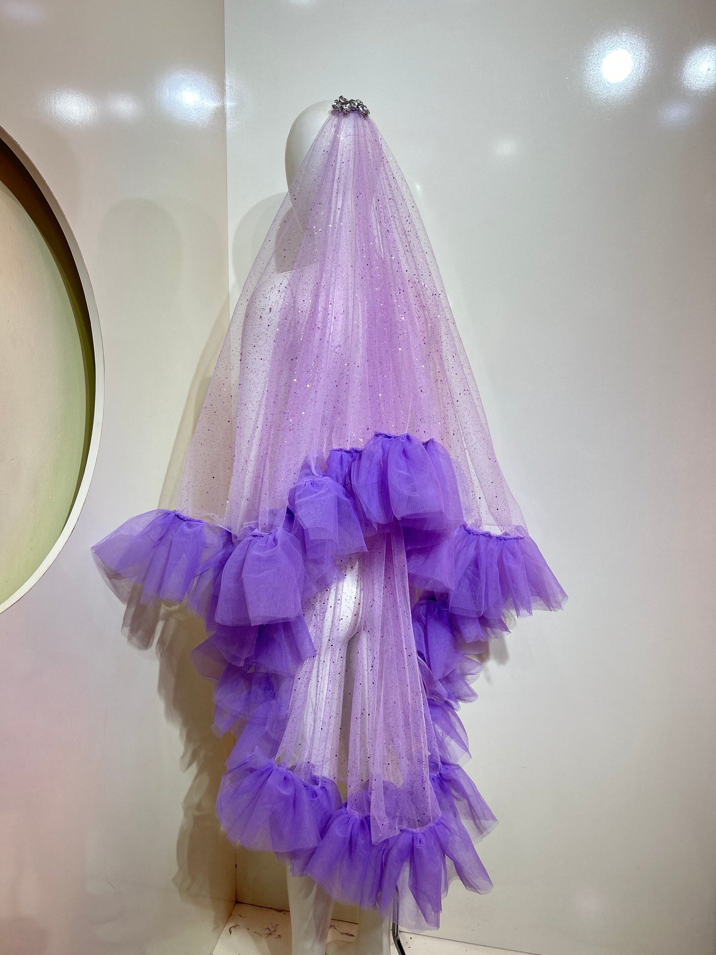 Amethyst Whimsy Veil