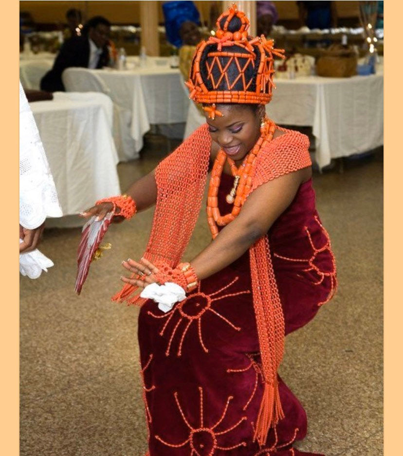 Edo Headpiece Okuku Benin wig - Dimaz