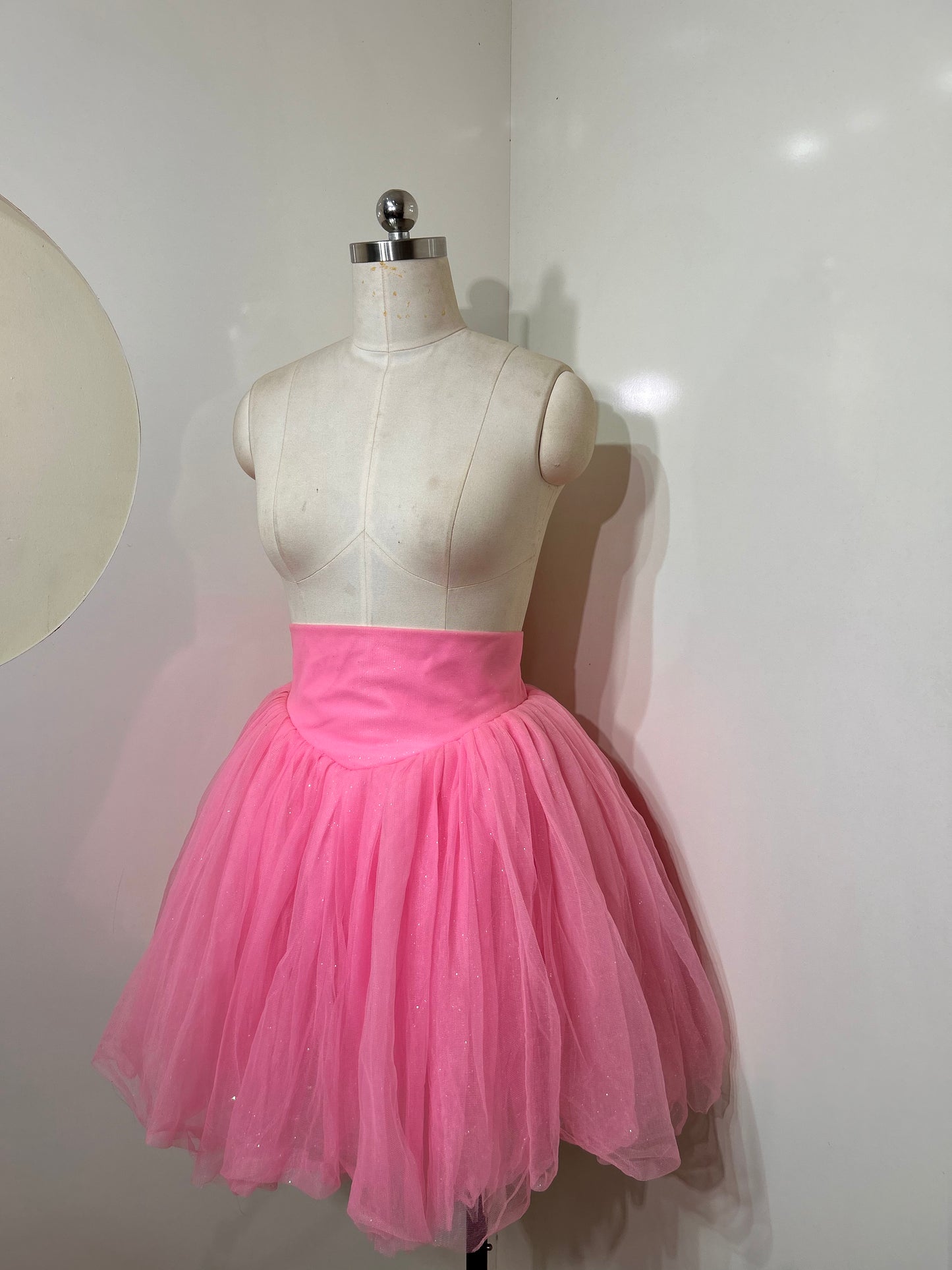 Pink Shimmer Tulle Skirt