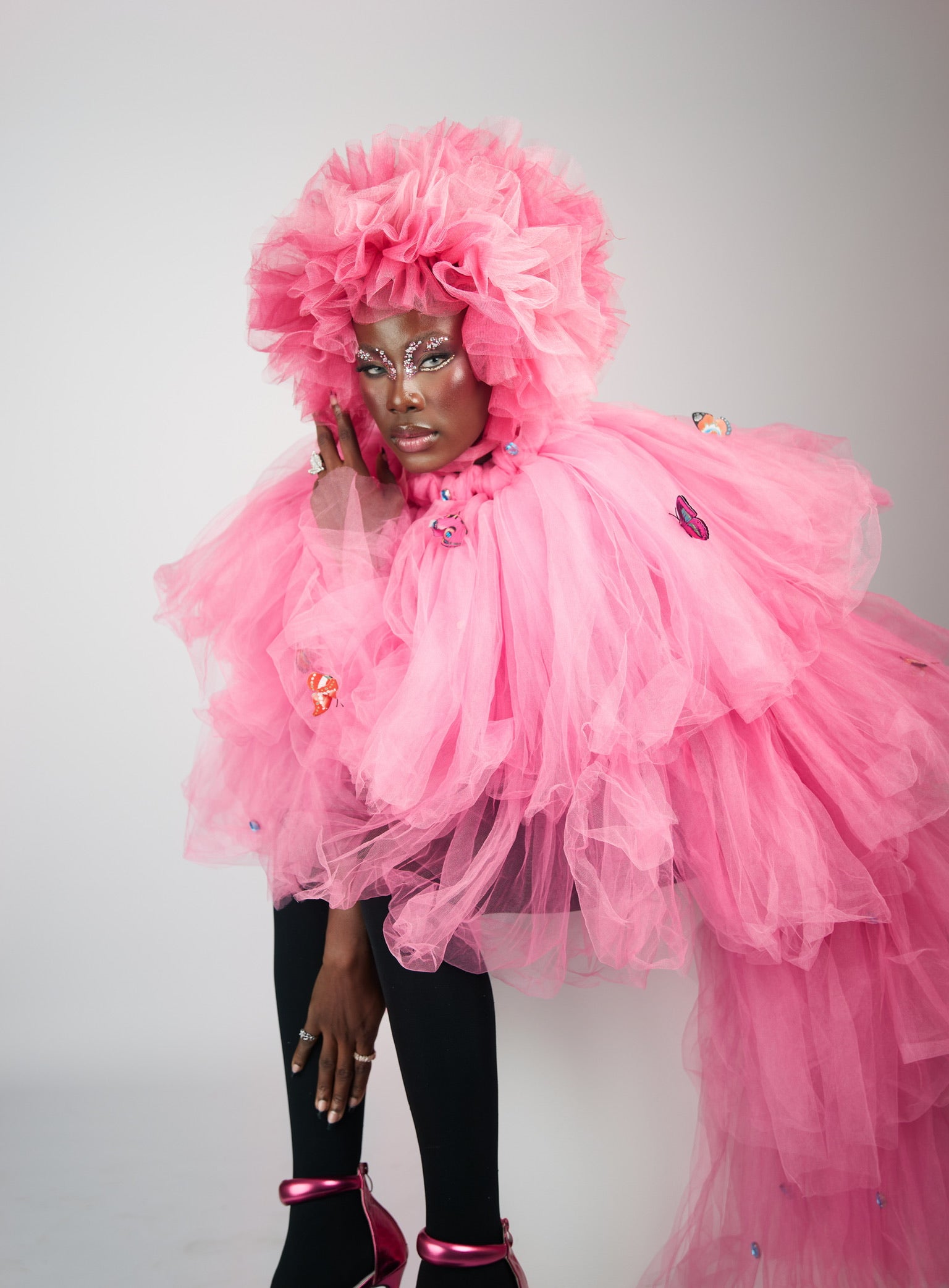 Keisha Butterfly Skirt Gown