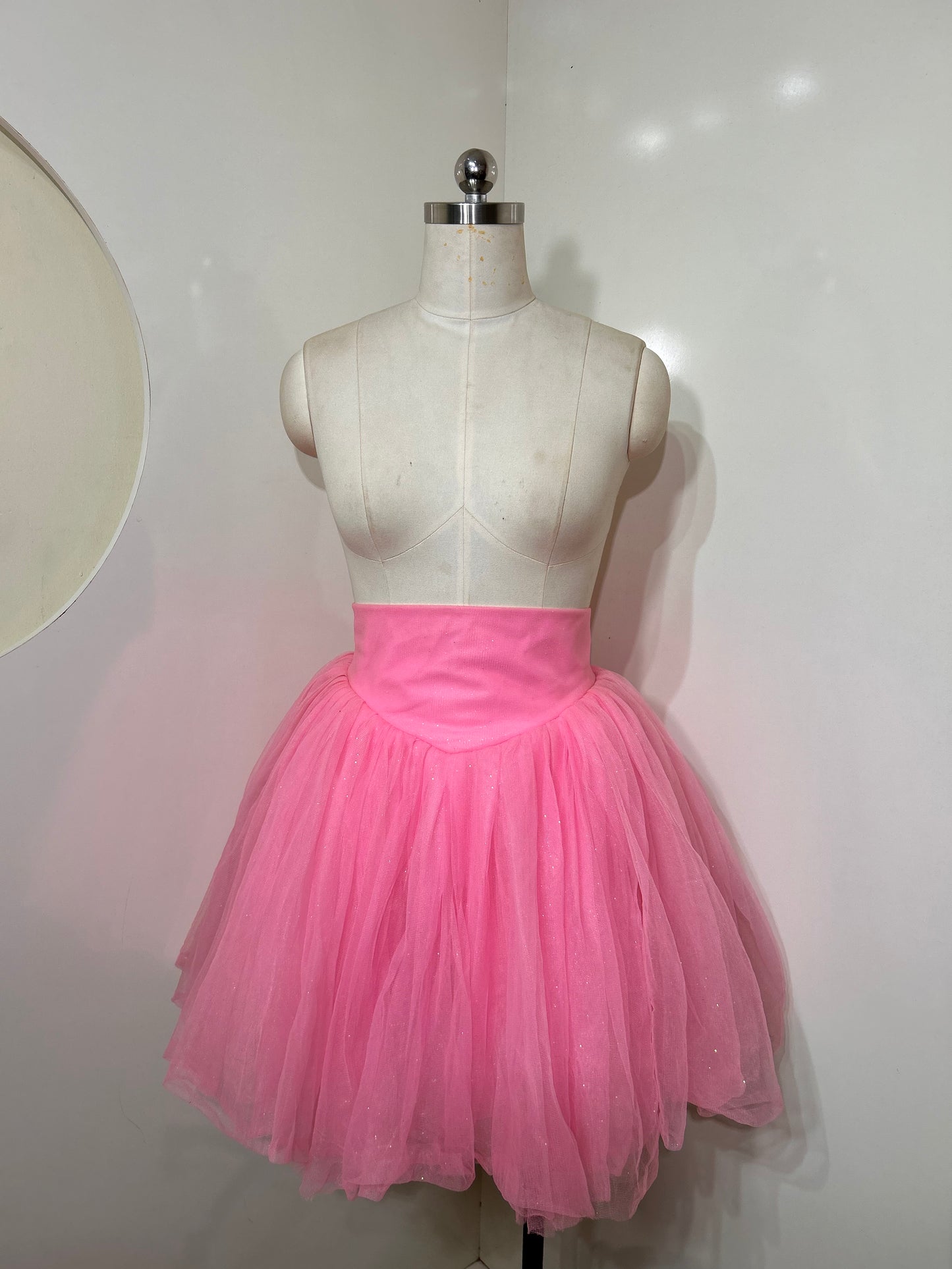 Pink Shimmer Tulle Skirt