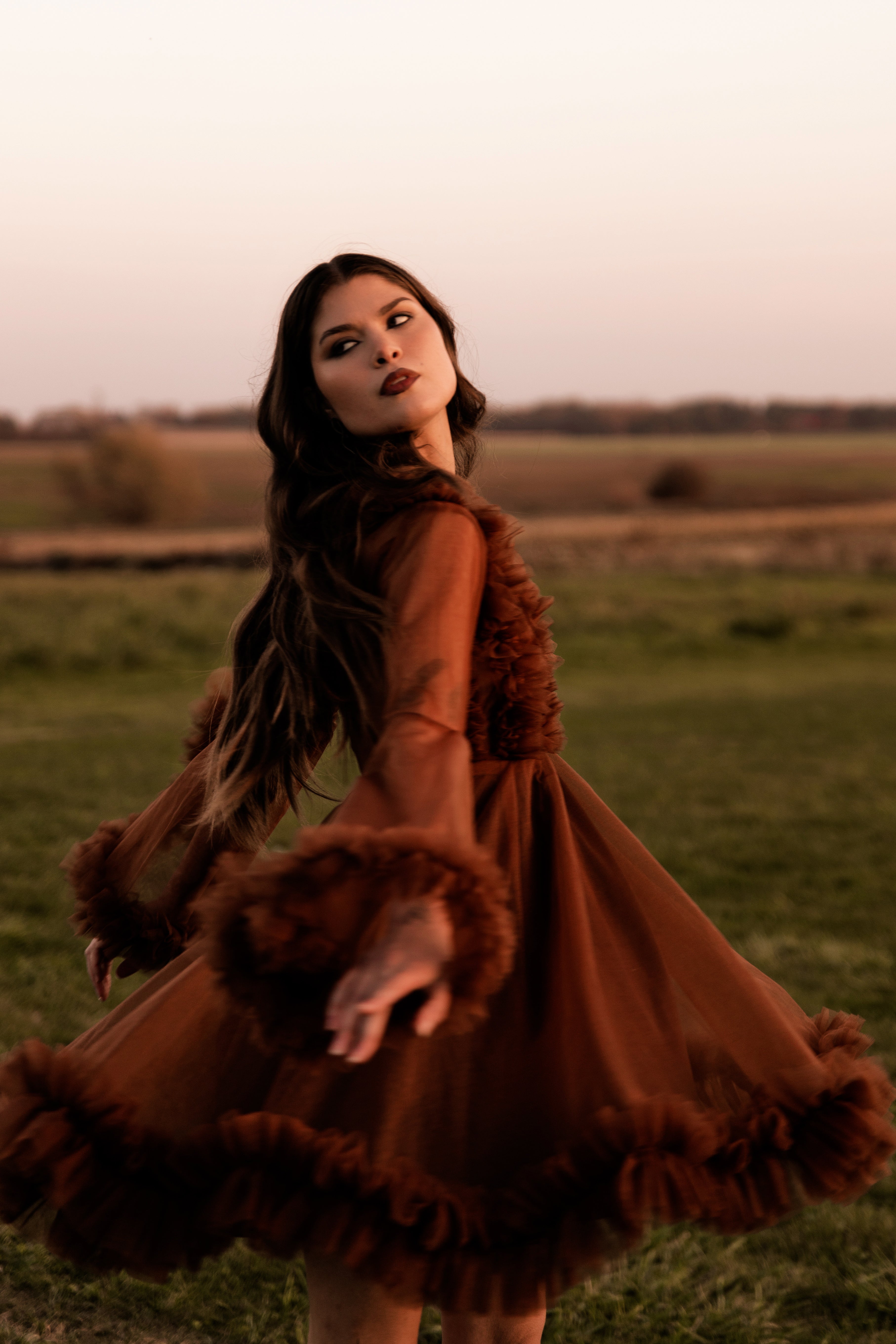 Cinnamon Spice Dress