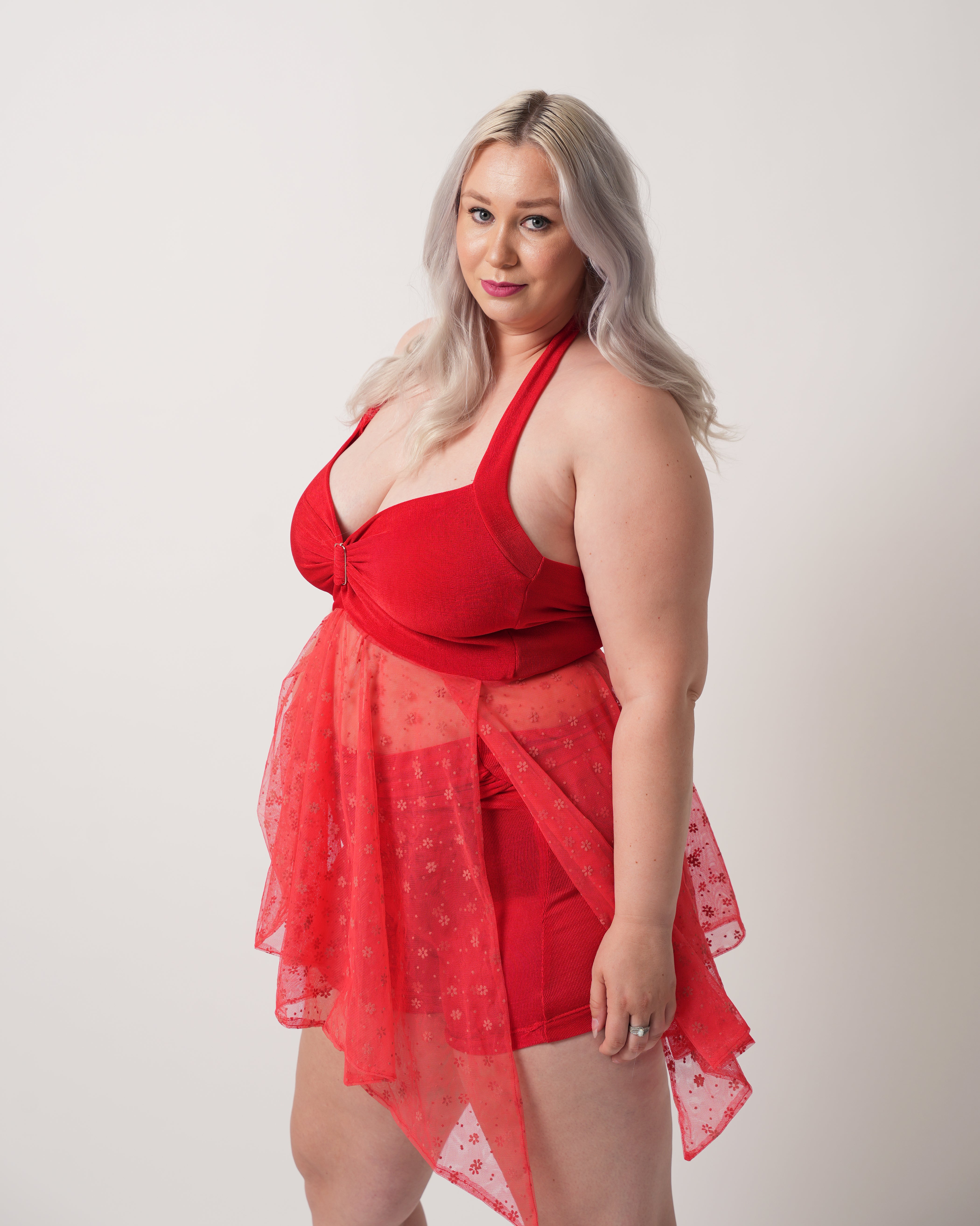 Floral Haven Halter Top