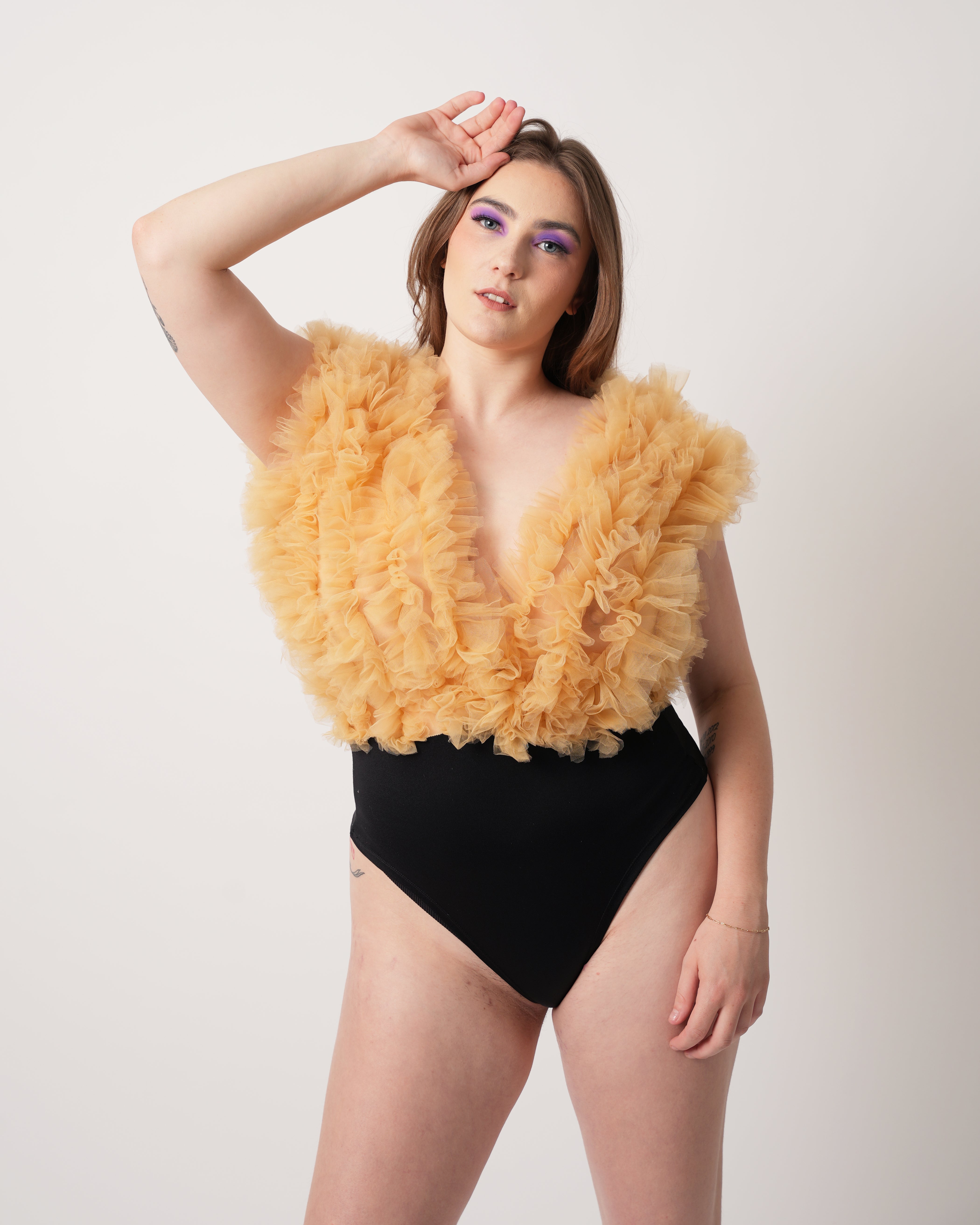 Ruffle Ravish Bodysuit