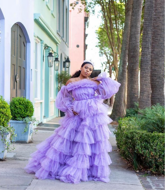 Lavender Tulle Dress by Dimaz