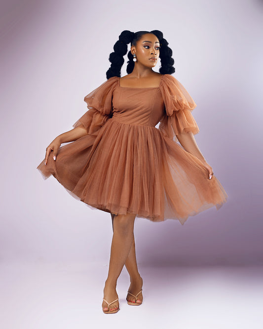 Mocha Whirl Dress