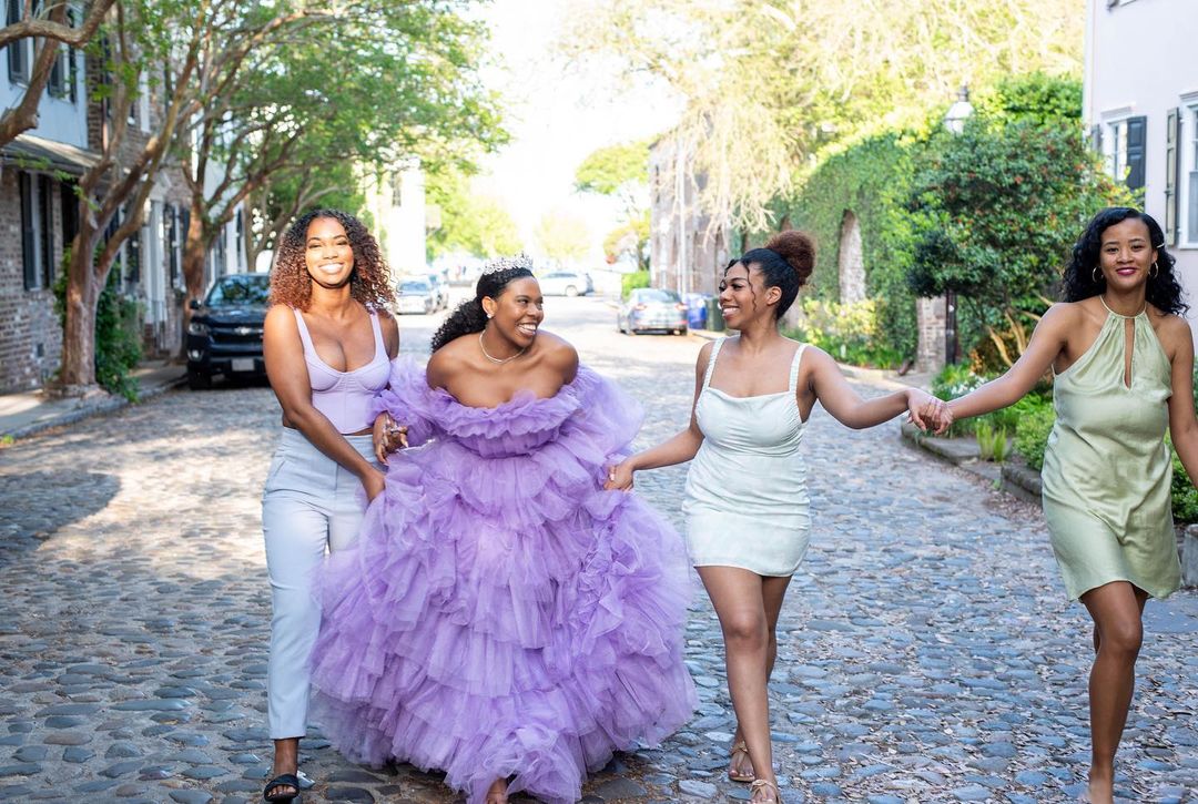 Lavender Tulle Dress by Dimaz