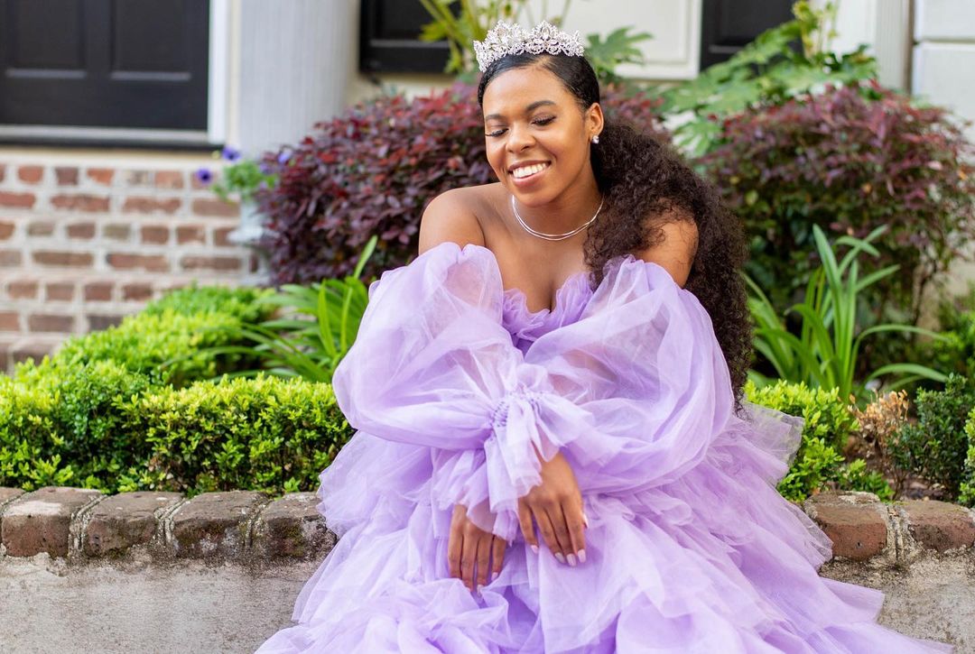 Lavender Tulle Dress by Dimaz