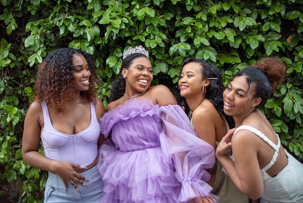Lavender Tulle Dress by Dimaz