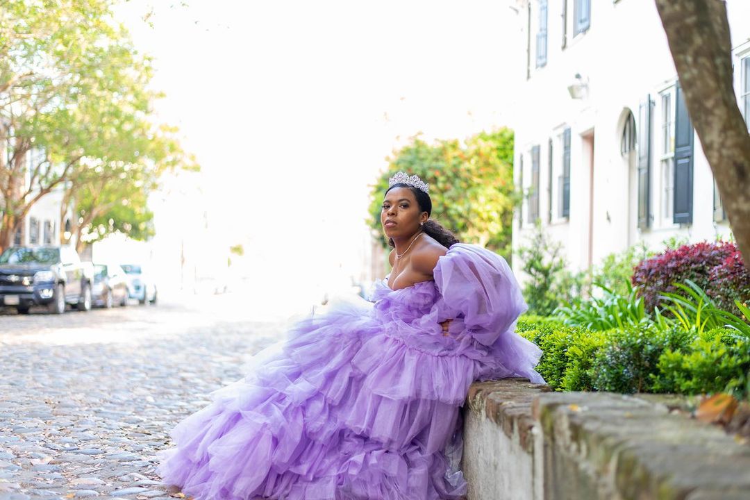 Lavender Tulle Dress by Dimaz