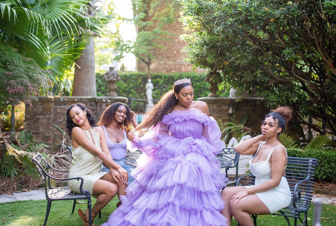 Lavender Tulle Dress by Dimaz