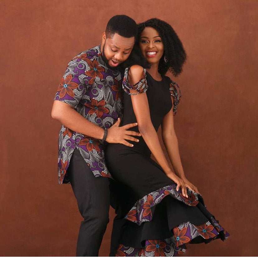 Matching outfit for African couple - Dimaz