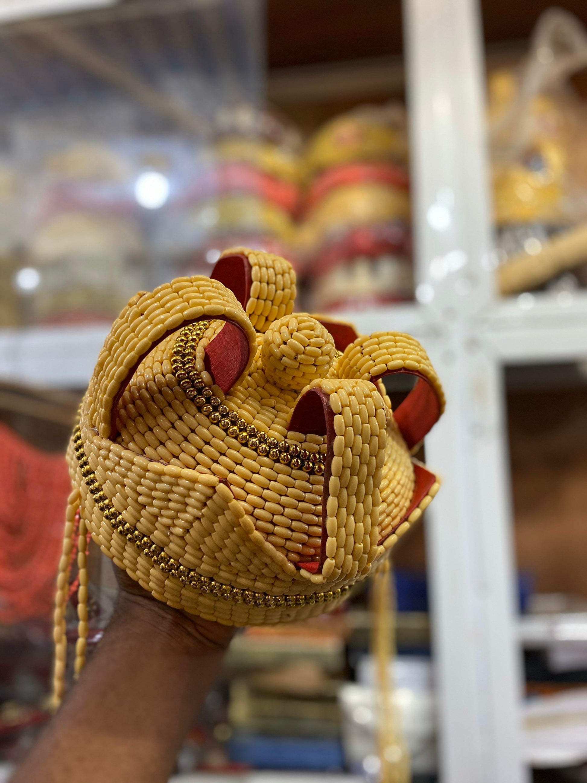 chieftaincy african beaded cap/hat - Dimaz