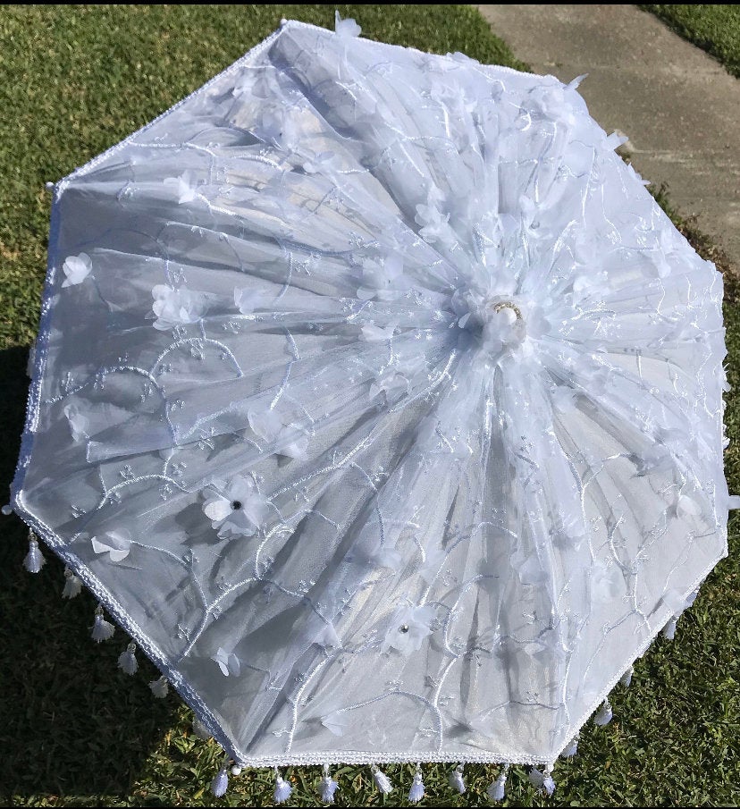 Bridal umbrella lace/fabric parasol - Dimaz