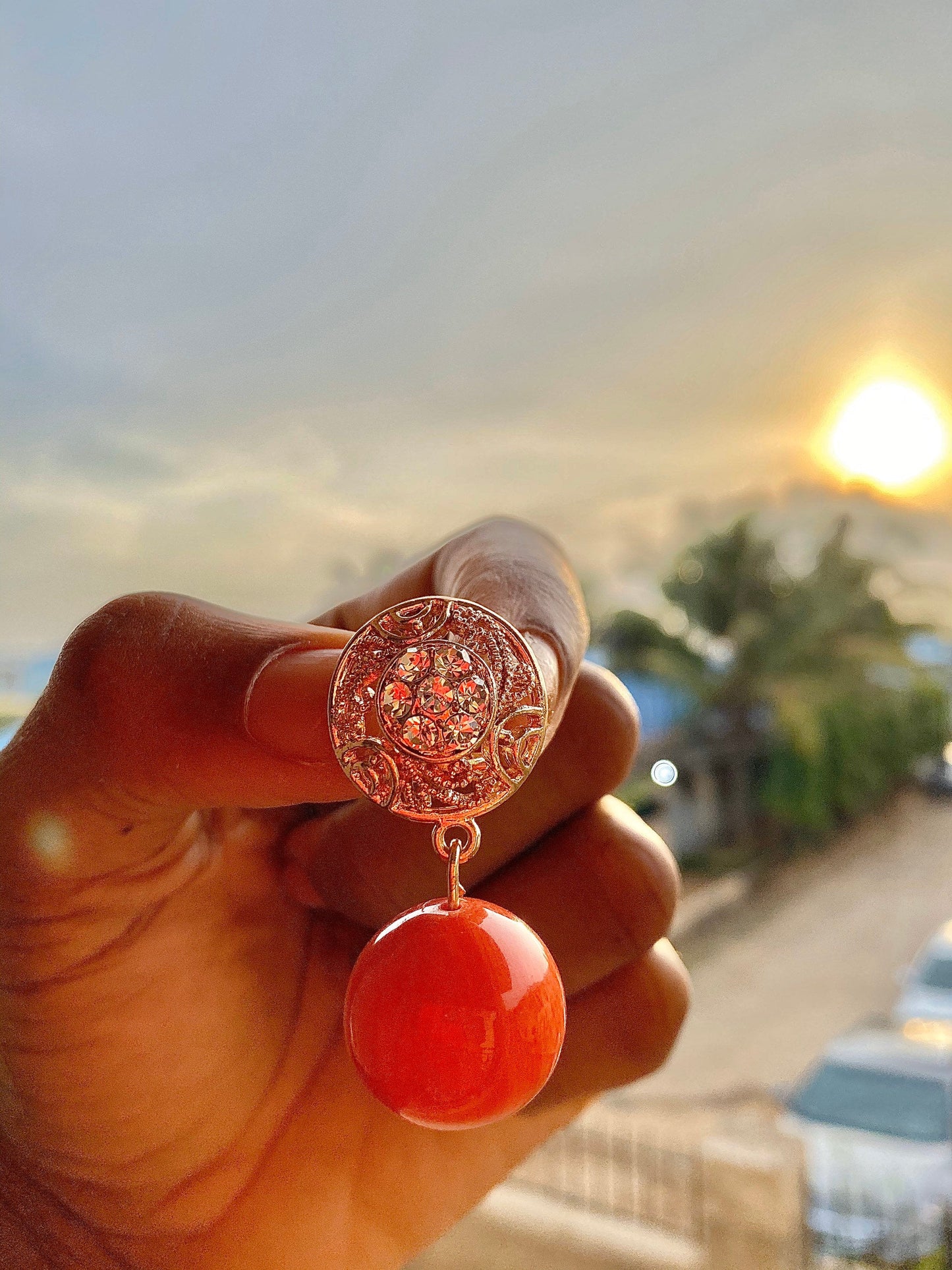 Antique gemstone earrings - Dimaz