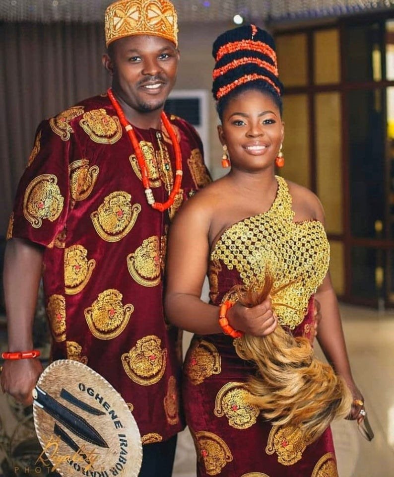 Igbo couple attire - Dimaz