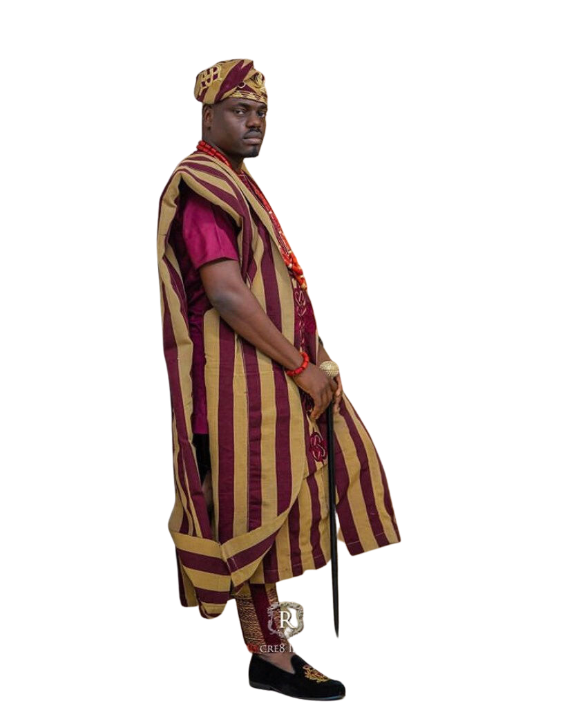 Agbada• 4 piece african men traditional outfit - Dimaz