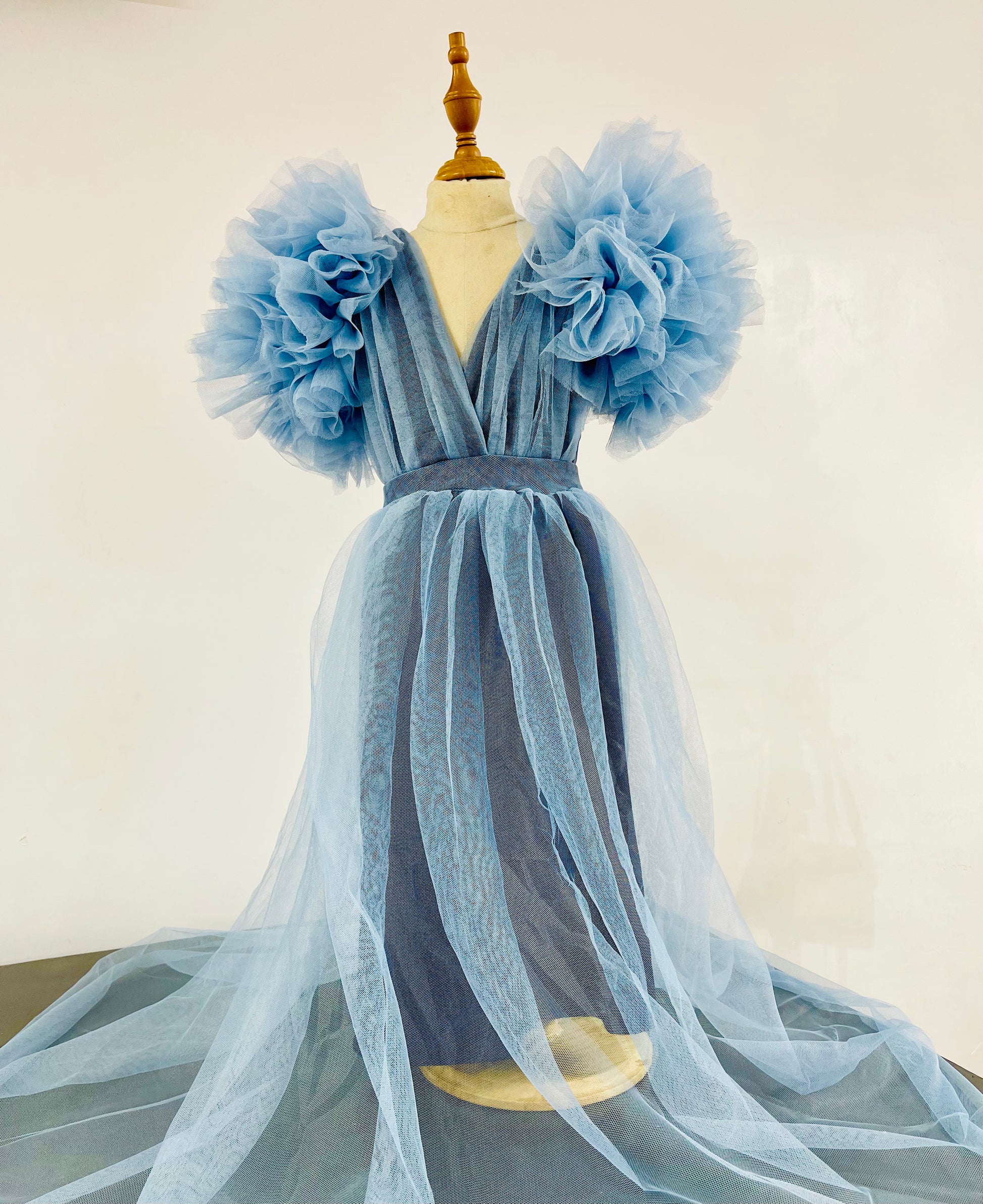 Tull evening gown