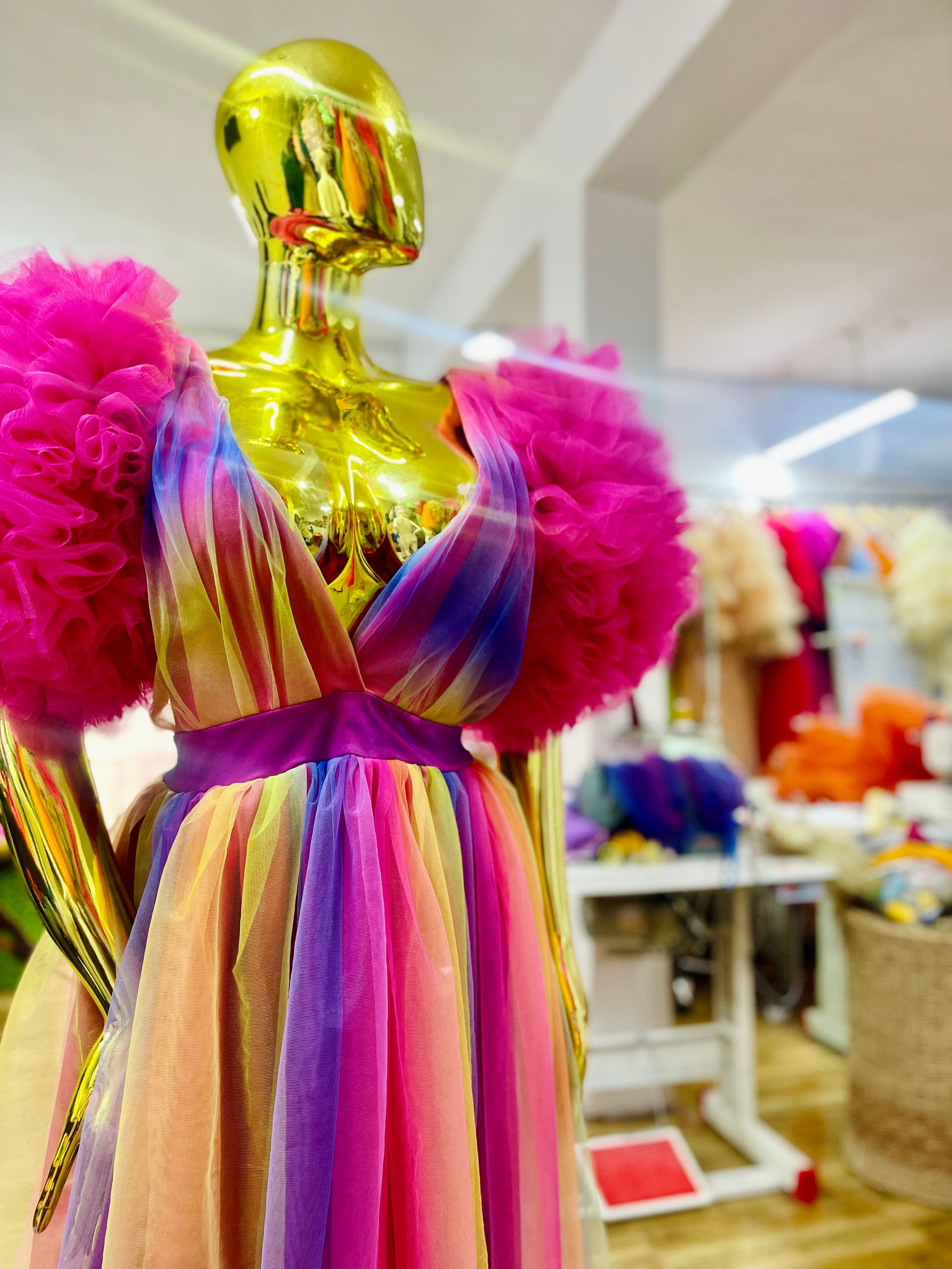 Rainbow Ixora Dress - Dimaz
