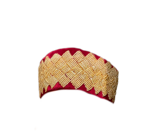 Custom design african beaded hat/cap - Dimaz